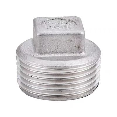 Maßgeschneiderte Unterstützung 304 Edelstahl Quadratkopf-Kernstecker Klasse 150 2' NPT Männlich