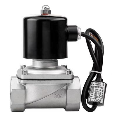 Standard-Edelstahl 304 316L Normal geschlossenes elektrisches Diaphragma-Solenoidventil