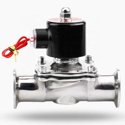 Standard-Edelstahl 304 316L Normal geschlossenes elektrisches Diaphragma-Solenoidventil