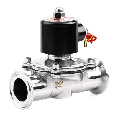 Standard-Edelstahl 304 316L Normal geschlossenes elektrisches Diaphragma-Solenoidventil