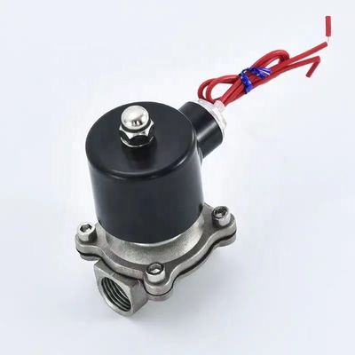 Standard-Edelstahl 304 316L Normal geschlossenes elektrisches Diaphragma-Solenoidventil
