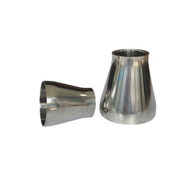 Sanitäre Edelstahl 304 316L Tri-Clamp-Rohr Anpassung Lange kurze Rohr Schweiß exzentrische Reduktor