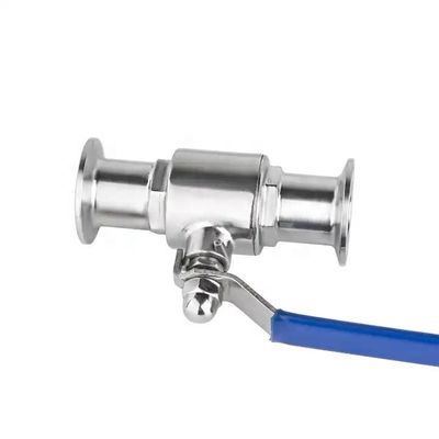 Stahl-Sanitärventil Schnellkartenkugelventil für DIN 3A Edelstahl 304 316