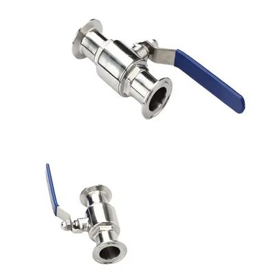 Stahl-Sanitärventil Schnellkartenkugelventil für DIN 3A Edelstahl 304 316