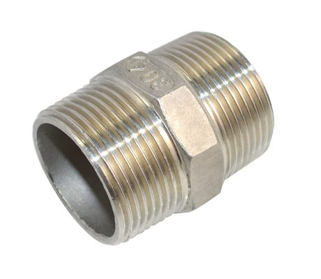 1-1/4" x 1-1/4" NPT Männlich Gewinde Hex Nippel Edelstahl 304 Schnellkopplung Rohrbefestigung