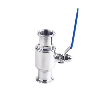 Stahl-Sanitärventil Schnellkartenkugelventil für DIN 3A Edelstahl 304 316