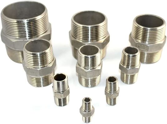 1-1/4" x 1-1/4" NPT Männlich Gewinde Hex Nippel Edelstahl 304 Schnellkopplung Rohrbefestigung