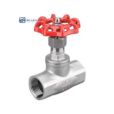 304 316 Edelstahl Silber elektrisch betätigte Handradhandschließventile für NPT BSPT