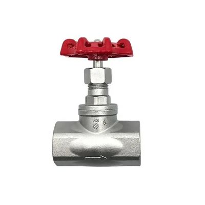 304 316 Edelstahl Silber elektrisch betätigte Handradhandschließventile für NPT BSPT