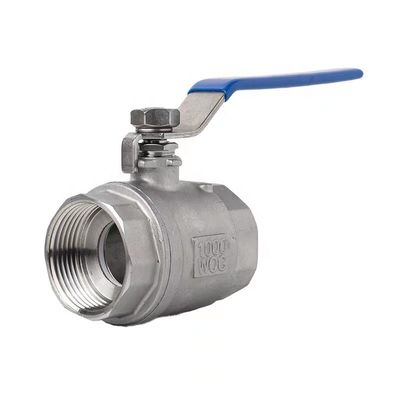 WZ Edelstahl SS 304 316 NPT BSP-Gewinde 2PC Kugelventil für Langlebigkeit angepasst