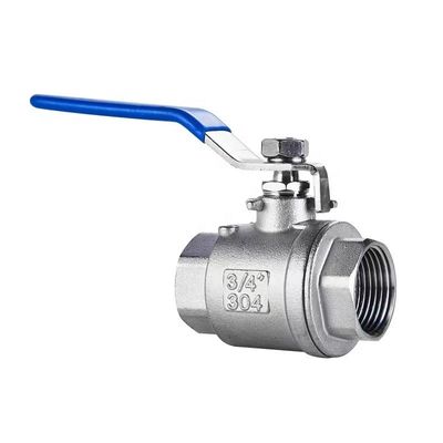 WZ Edelstahl SS 304 316 NPT BSP-Gewinde 2PC Kugelventil für Langlebigkeit angepasst