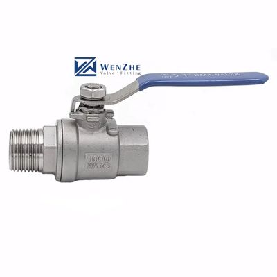 Männlich und weiblich Vollverschluss BSP BSPT NPT Q11F 304 316 WCB CF8 1000 wog Gewinde 2pc Kugelventil