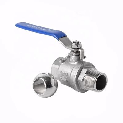 Männlich und weiblich Vollverschluss BSP BSPT NPT Q11F 304 316 WCB CF8 1000 wog Gewinde 2pc Kugelventil
