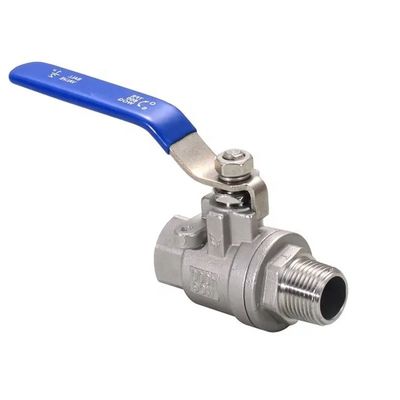 Männlich und weiblich Vollverschluss BSP BSPT NPT Q11F 304 316 WCB CF8 1000 wog Gewinde 2pc Kugelventil