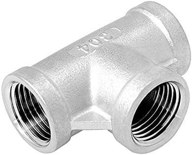 Edelstahl-T-förmige Rohre mit 3/4" NPT-Weibchenfaden und gleichem Kopfcode