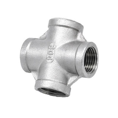 Edelstahl-T-förmige Rohre mit 3/4" NPT-Weibchenfaden und gleichem Kopfcode