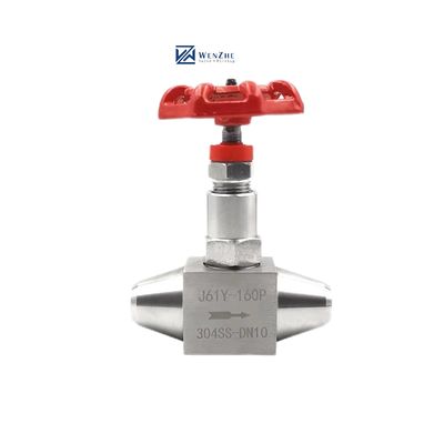 Schmiede Nadelventil SS304 316 316L J61W/H PN10/PN16/PN25 Silber