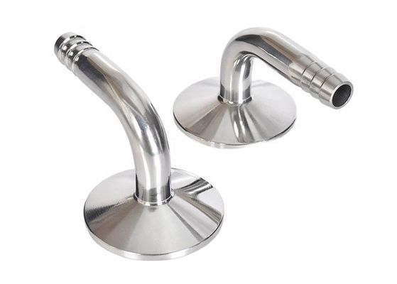 SS304L/SS316L Sanitäre Edelstahl 90 Grad Ellbogen Schlauch Bar für chemische Geräte
