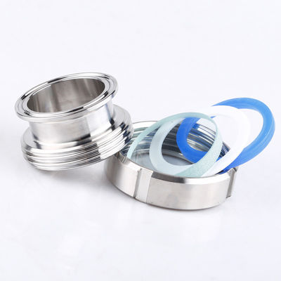 Kundenspezifische Unterstützung ODM Sanitärstahl 304/316L Tri Clamp Union Sight Glass