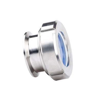 Kundenspezifische Unterstützung ODM Sanitärstahl 304/316L Tri Clamp Union Sight Glass