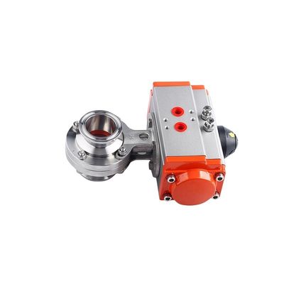 angepasst D681-X Edelstahl 301/304/316 Pneumatisches Schmetterlingsventil