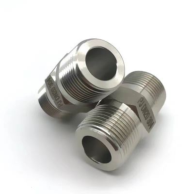 WZ Edelstahl Hochdruckhex Nippel BSP NPT Gleich männliches Gewindepipe