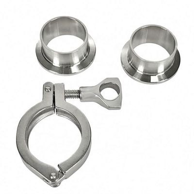 Nahrungsmittelstufe 304 316 Sanitärrohr aus Edelstahl Tri-Clamp Ferrule garantiert