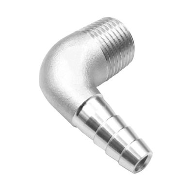 Weibliche Verbindung 3/8" Schlauch Barbe x 1/2" NPT Männliche 90 Grad Ellenbogen Adapter für Heimbrühe