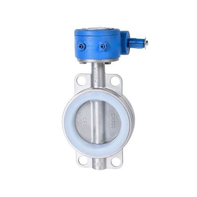 Sanitäre SS304/316L Turbinenpaar-Schmetterlingsventil D371X-10/16P für Wasserstop-Funktion