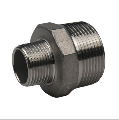 Männliche Verbindung aus Edelstahl 201 304 Reduktion Hex Nippel Pipe Fitting mit Gewinde