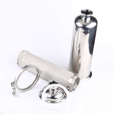 300-Mesh 1,5' Polstern Inline-Clamped Straight Strainer-Rohrfilter für Bierdrinke