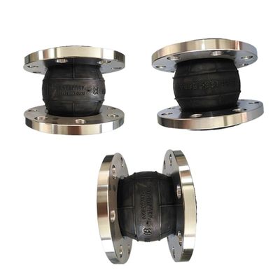 DN25-DN300 PN16 Edelstahl 304 Flanschverbindung Rohr Gummi Flexible Bellows EPDM Expansionsgewinde
