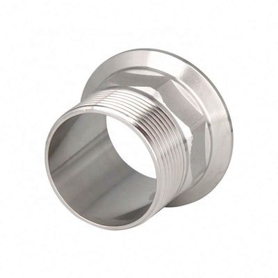 Männlich Hexagon Sanitärstahl 304 316L Schnüre Ferrule Tri Clamp Rohrbelag