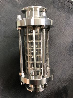Sanitäre Rohrverbindungen aus Edelstahl 304/316 Tri-Clamp Straight Tubular Sight Class
