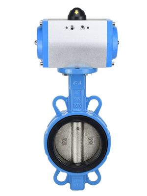 1/4''-6'' Port Größe Sanitäre Pneumatische Schmetterlingsventile mit SS304 / 316L Konstruktion