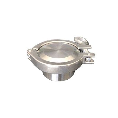 Anpassung runden Kopf Code Sanitär 304/316L Edelstahl 1.5 Tri Clamp Ferrule Endkappe
