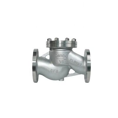 Flansch-Aufzugs-Scheckventil Silber aus Edelstahl 304 316 316L PN16 PN25 PN40 PN64 PN100