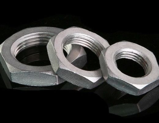 Gewindeguss Sanitärstahl 304 Rohrverbindung Hex-Nuss 1/2''-2.0' Poliert