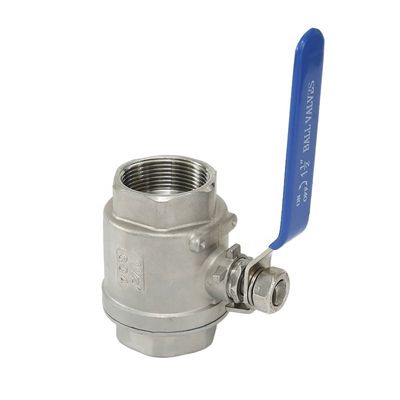 Gießung Silber WZ-Gewinde Weibliche Ventil Wassereinschaltventil 3A DIN NPT BSPT BSPP 1-1/2