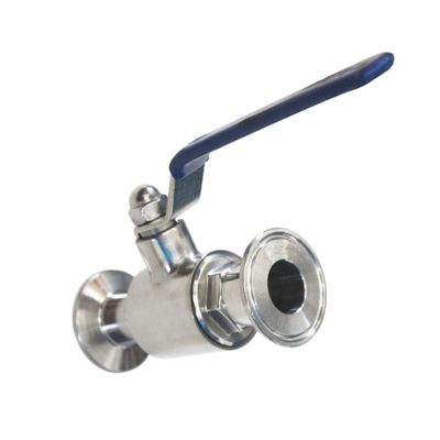 Chemische Industrie Sanitäre Edelstahl Tri-Clamps Ferrule Ballventil SS304L/SS316
