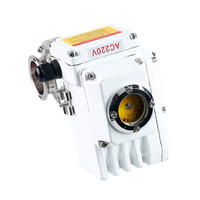 Sanitäre Ventil aus Edelstahl 304/316L mit elektrischem Aktor