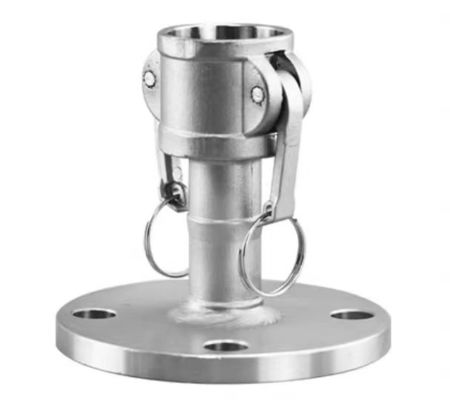 WZ SS 304 316 Typ C Flansche Ende Schlauch Camlock Kupplung 1/8 "-4" für kundenspezifische Unterstützung ODM