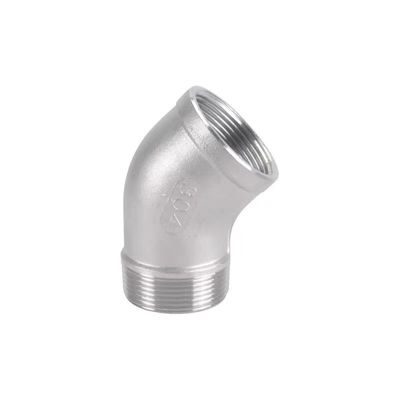 ODM unterstützt WZ 201 304 316L Rohrverbindungen NPT Bspt Threading 45 Grad Weibliche Ellenbogen
