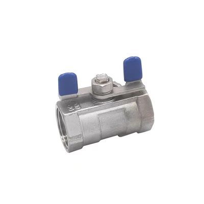 1/4''-4.0'' Edelstahl 1PC Schmetterlingsgriff Mini-Kugelventil mit Gewinde Ende NPT BSPT