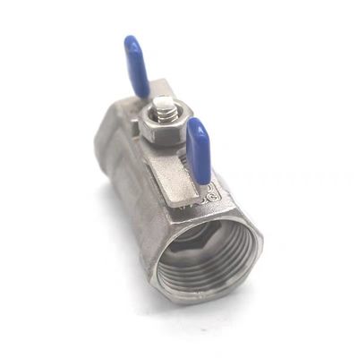 1/4''-4.0'' Edelstahl 1PC Schmetterlingsgriff Mini-Kugelventil mit Gewinde Ende NPT BSPT
