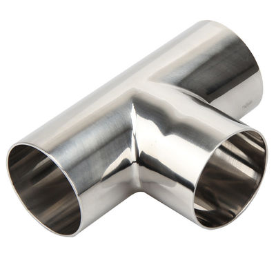 Schnelle Installation SS304 316L Tri-Clamp gleich Tee-Rohr für die Lebensmittelindustrie Anschluss