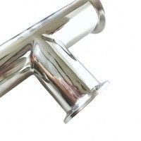 Personalisierte hygienische Edelstahl Tri Clamp Tee für gleichmäßige Verbindung im Bad
