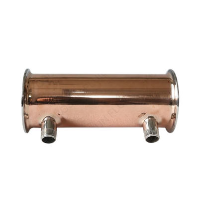 Zylindrischer Kopf Code Edelstahl 304 316 Tri-Clamp Deflegmator Reflux Kondensator
