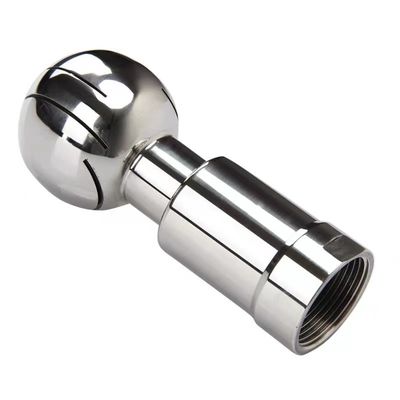 WZ SS 304 316 316L Tri-Clamp Sanitärschlauchverbindung mit 360-Rotations-Reinigungskugel