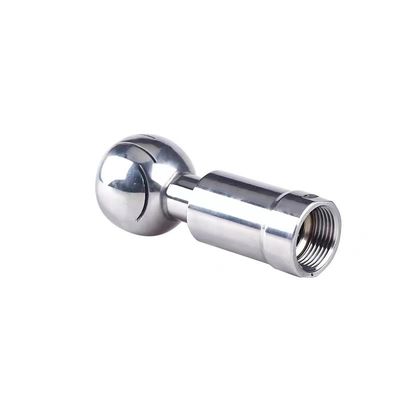 WZ SS 304 316 316L Tri-Clamp Sanitärschlauchverbindung mit 360-Rotations-Reinigungskugel